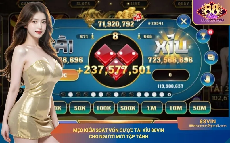 Mẹo Kiểm Soát Vốn Cược Tài Xỉu 88Vin